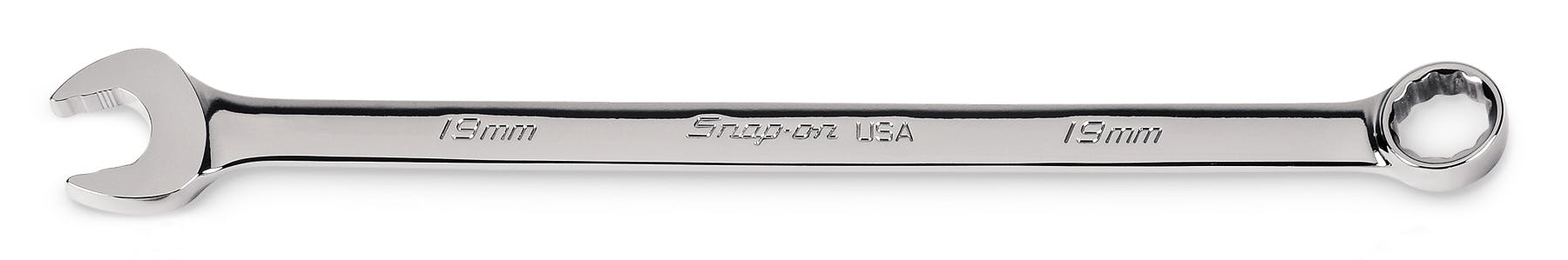 19 mm 12-Point Metric Flank Drive® Plus Long Combination Wrench | SOEXLM19B 19 mm 12-Point Metric Flank Drive® Plus Long Combination Wrench | SOEXLM19B